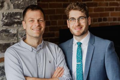 Photo de Dominic et Patrick Sauvageau, cofondateurs de l’entreprise Zilia 